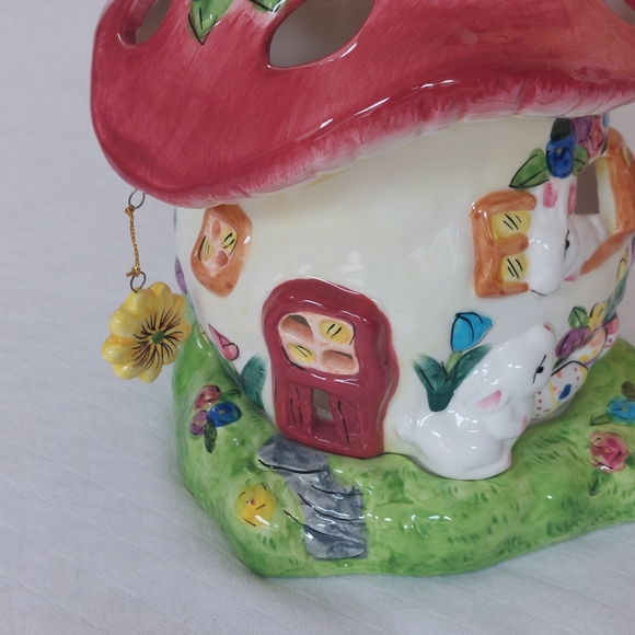 🦋Penco Industries Ceramic candle holder NWOT - Picture 4 of 12